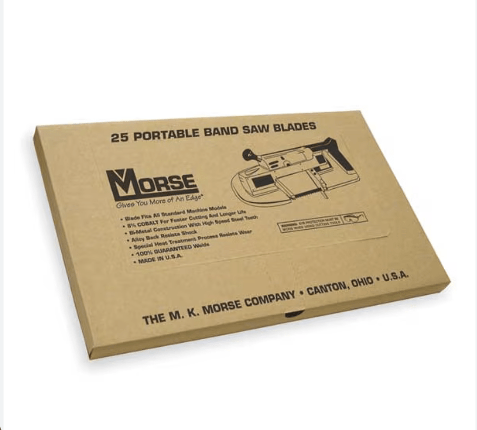 PACK 25 UN HOJA SIERRA BANDA 44 7/8” X 1/2” 18 TPI BI-METAL MORSE GY702