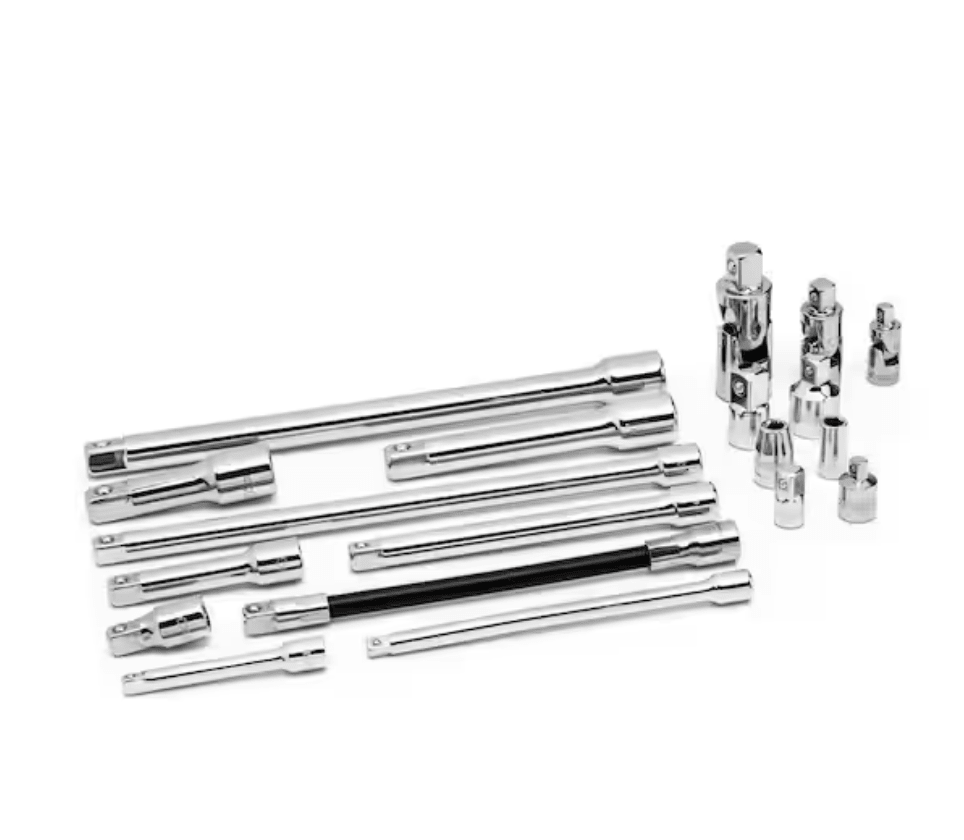 SET 19 PCS DE EXTENSIONES Y ADAPTADORES HUSKY 10076910602