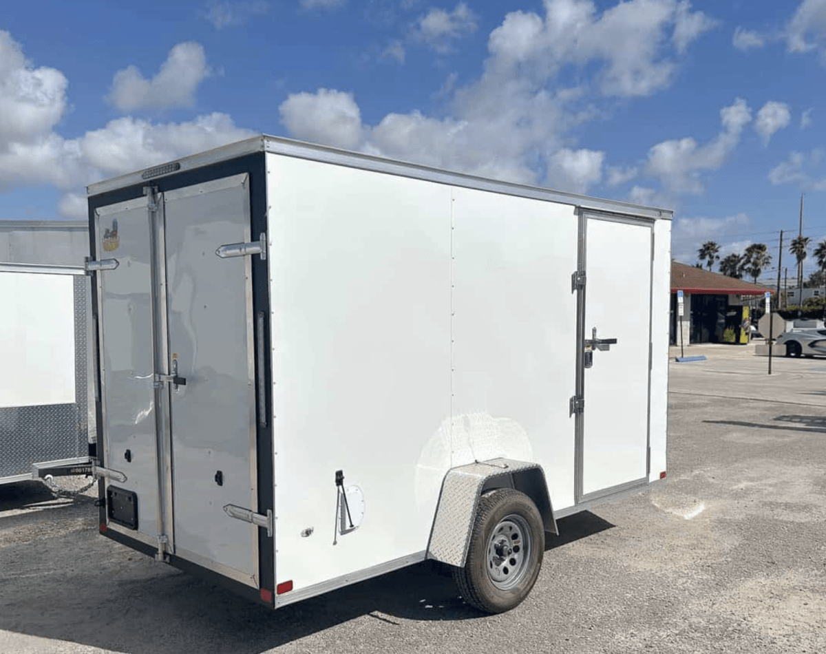 CARRO DE ARRASTRE EJE SIMPLE COVERED WAGON 6X12 BLANCO6