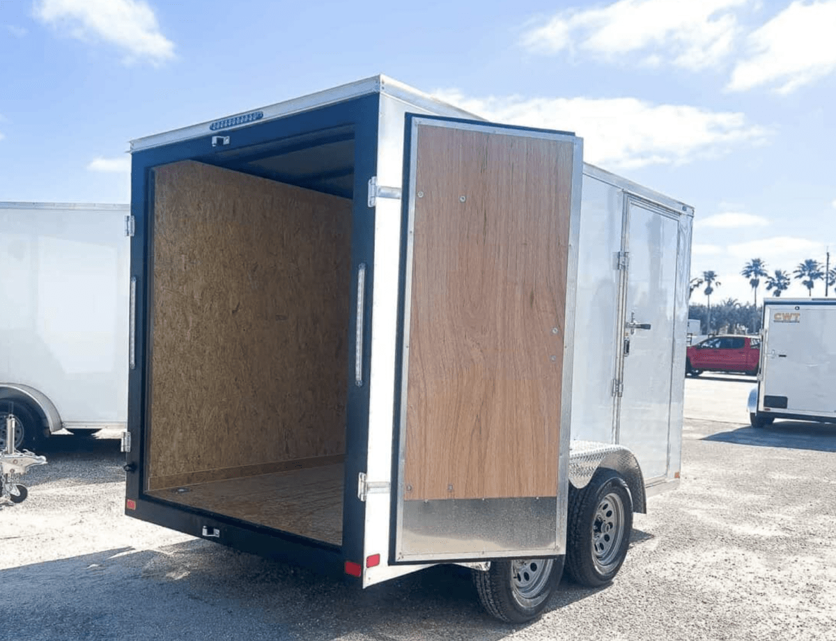 CARRO DE ARRASTRE DOBLE EJE COVERED WAGON 6X12 BLANCO5
