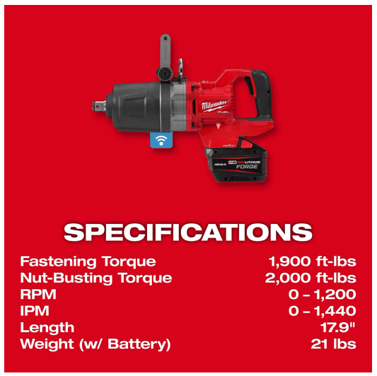 KIT LLAVE DE IMPACTO DE ALTO TORQUE MANGO D 1