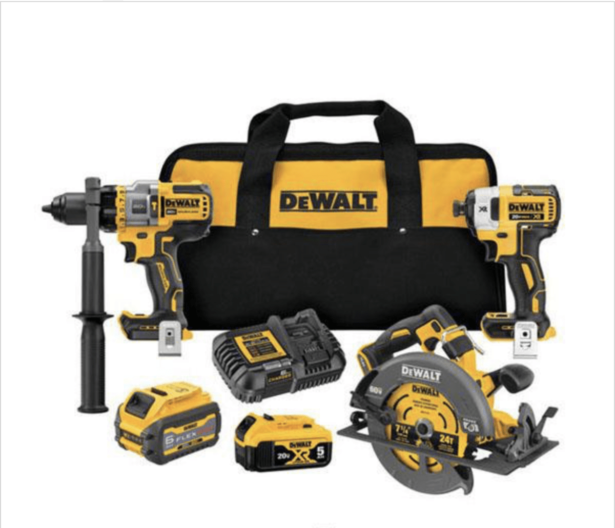 SET 3 HTAS DEWALT FLEXVOLT DCK399P1T 0