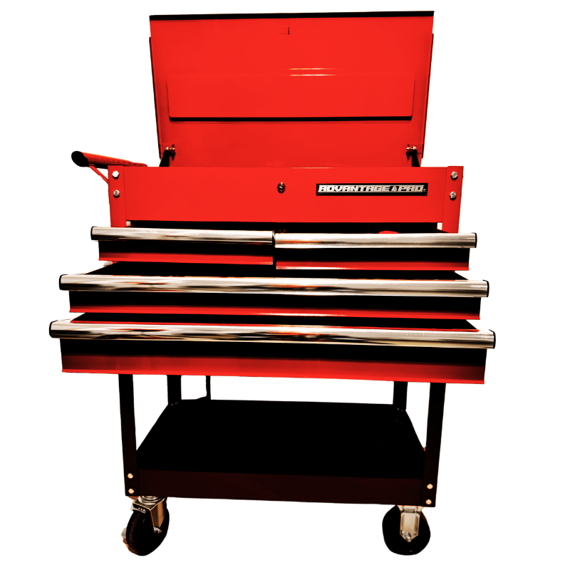CARRO TALLER HERRAMIENTAS 33” + 4 CAJONES + CUBIERTA C/TAPA ADVANTAGE PRO CAT2-0855