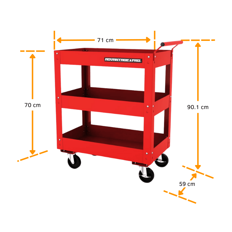CARRO TALLER HERRAMIENTAS 3 NIVELES ADVANTAGE PRO CAT3-0822