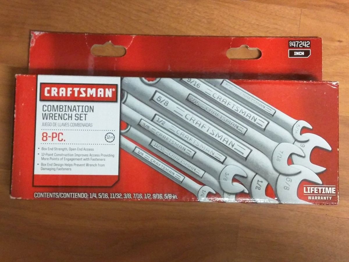 SET 8 LLAVES SAE CRAFTSMAN 472422