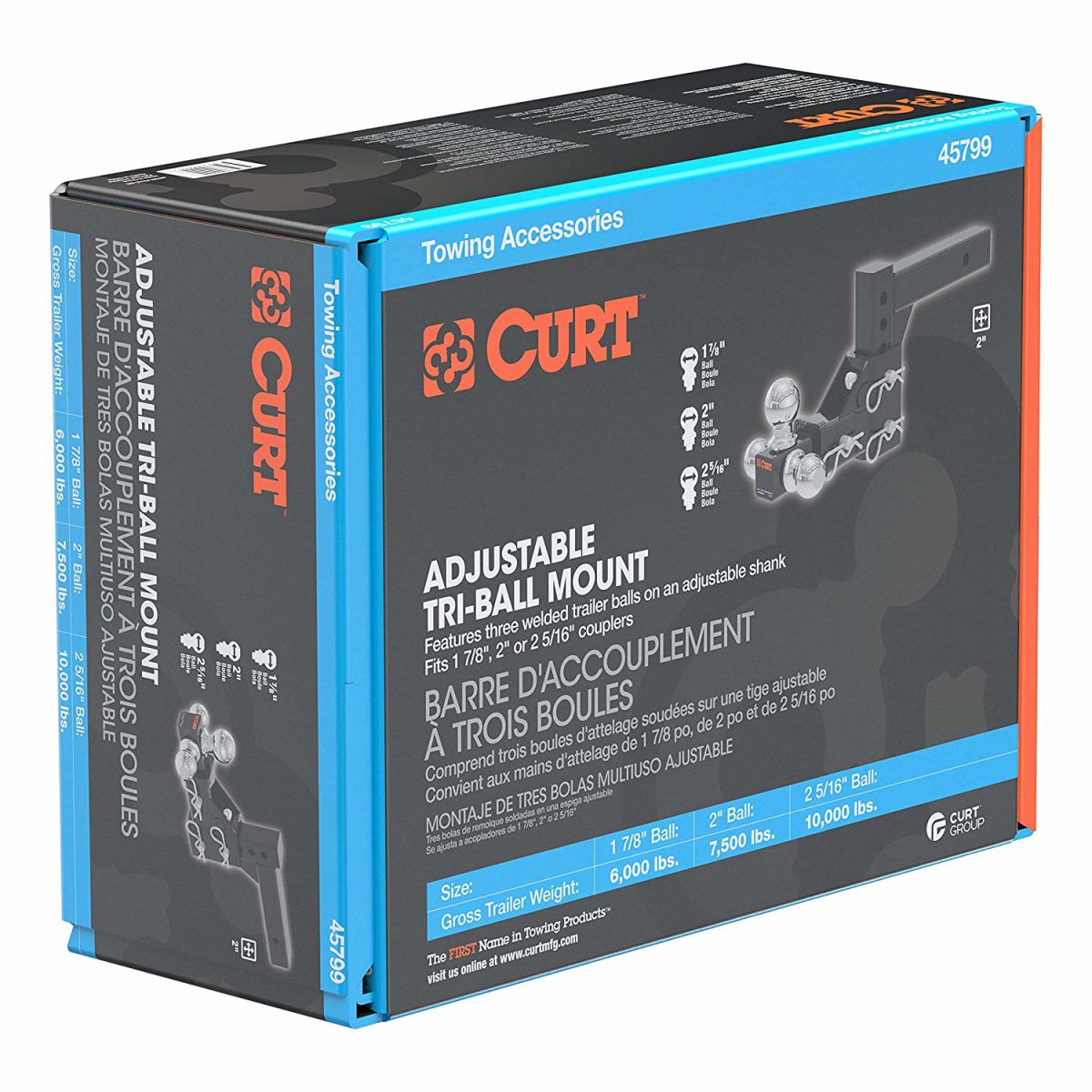 ENGANCHE AJUSTABLE 3 BOLAS CURT6