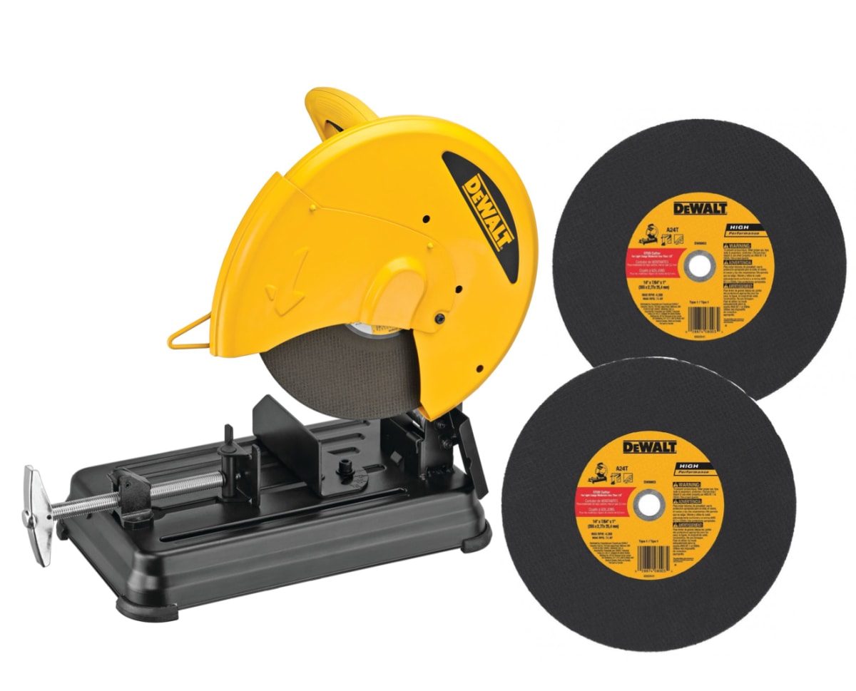 KIT TRONZADORA DEWALT D28730-B2 + 2 DISCOS 14