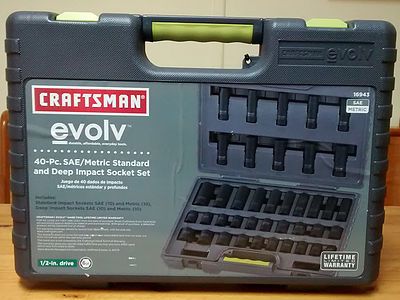 SET DE DADOS DE IMPACTO 40 PC CRAFTSMAN EVOLV3