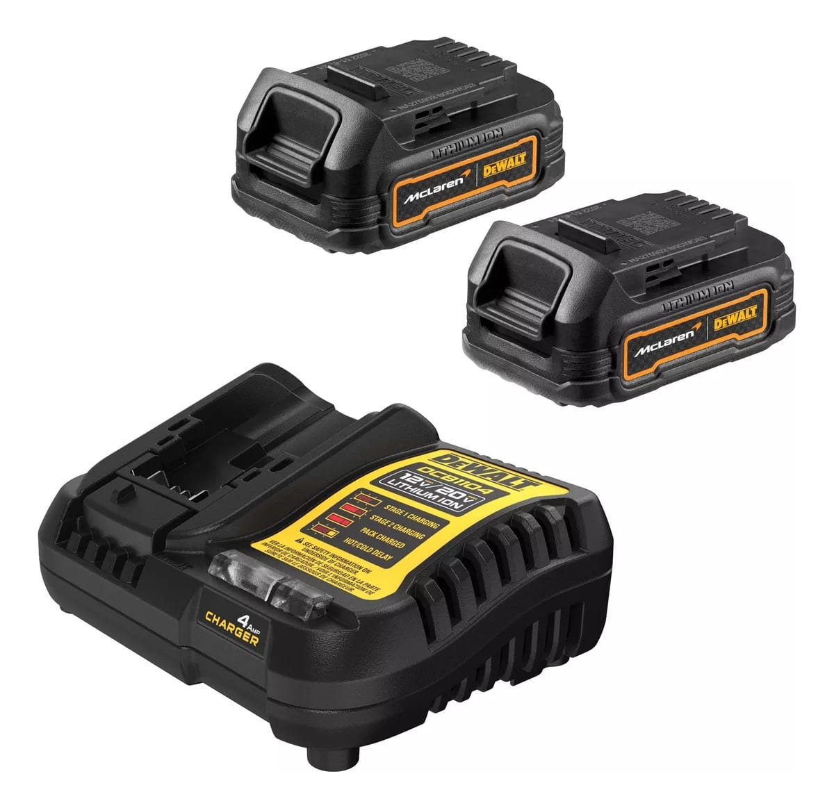 KIT TALADRO PERCUTOR Y ATOR IMPAC DEWALT MCLAREN DCK200ME2GT2