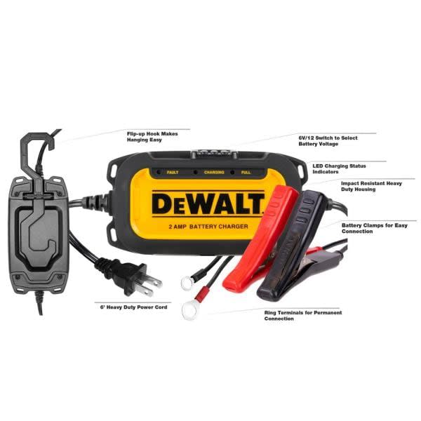 CARGADOR Y MANTENEDOR DE BATERIAS 6-12V DEWALT DXAEC22