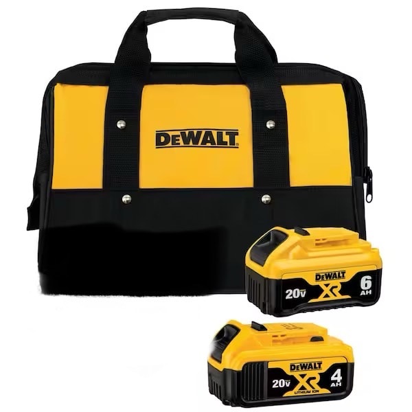 SET 2 BATERIAS 4 Y 6 AH DEWALT DCB246CK4