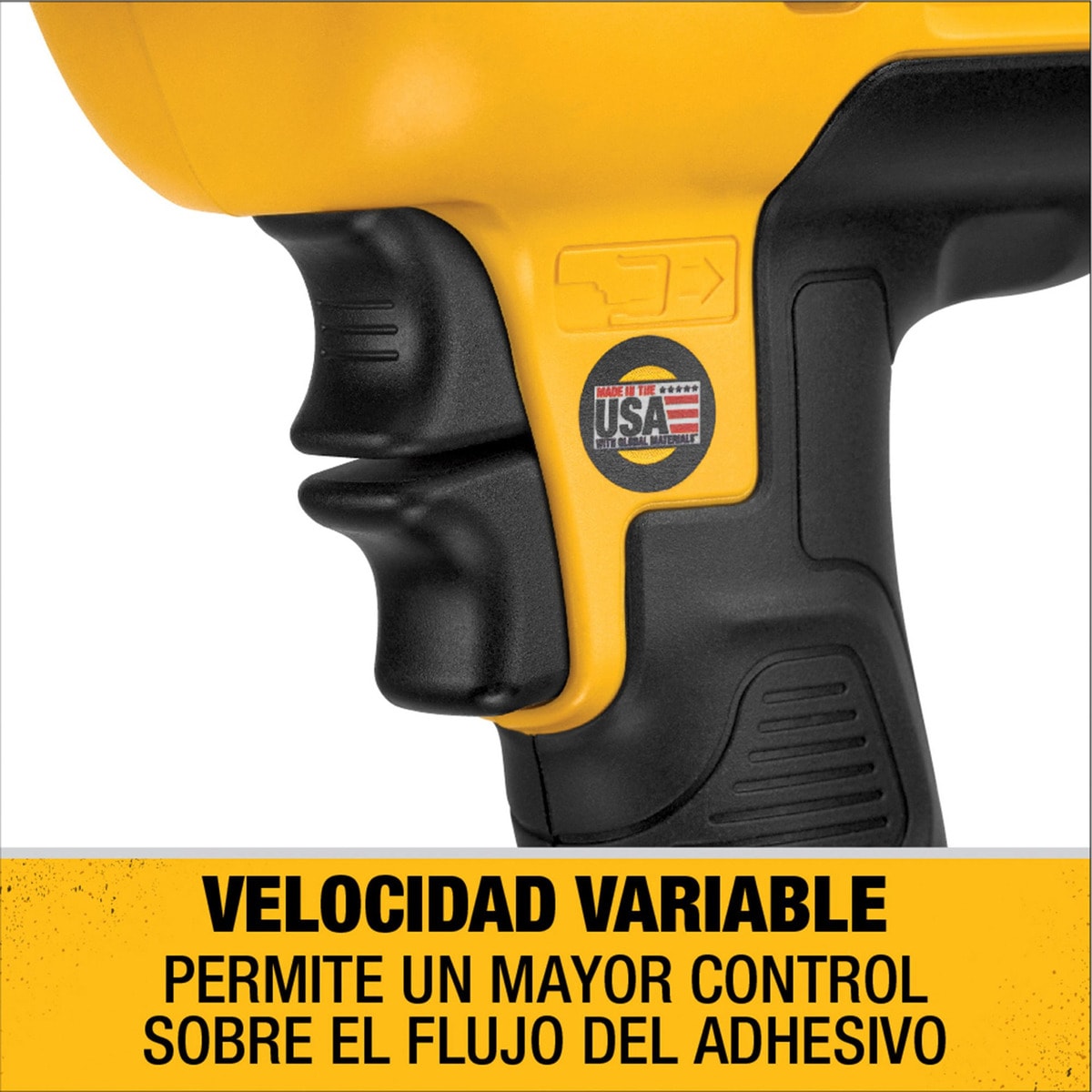 PISTOLA DE ADHESIVO 20V DEWALT DCE580B5
