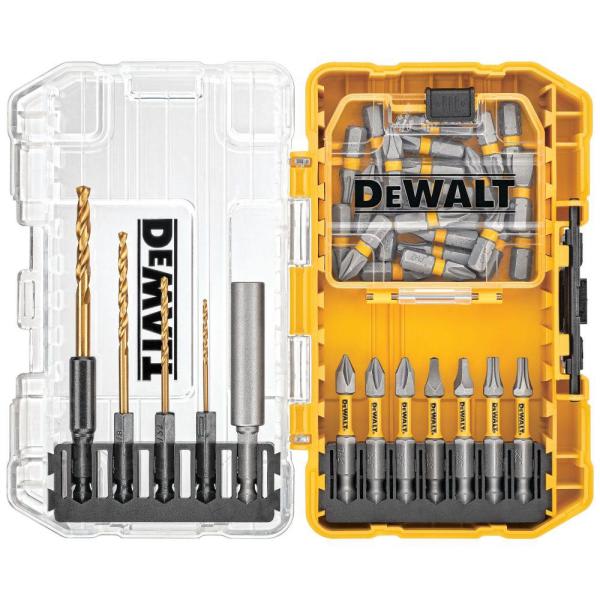 SET 40 PUNTAS Y ADAPTADORES DEWALT DWAC40SETRA1