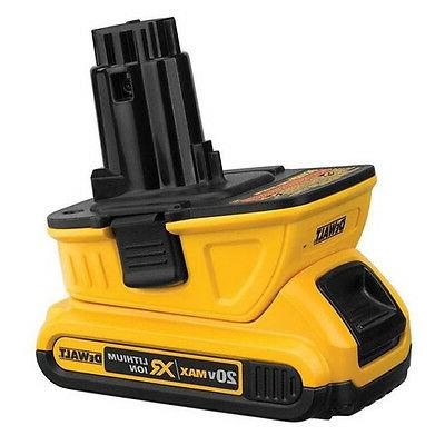 SET DE ADAPTADOR DE 18 A 20V + 2 BAT Y CARGADOR DEWALT DCA2203C4