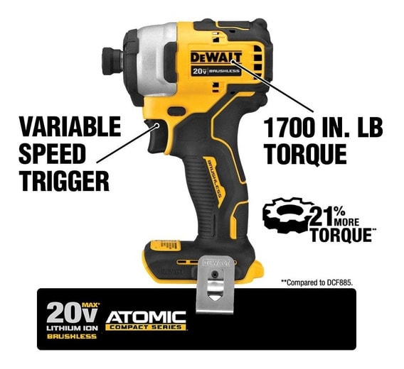 ATORNILLADOR DE IMPACTO DEWALT DCF809C15