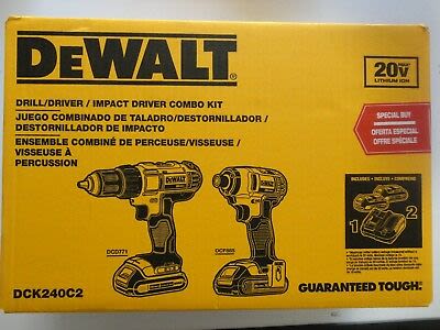 SET 2 HERR. 20V  MOD DCK240C2 DEWALT3
