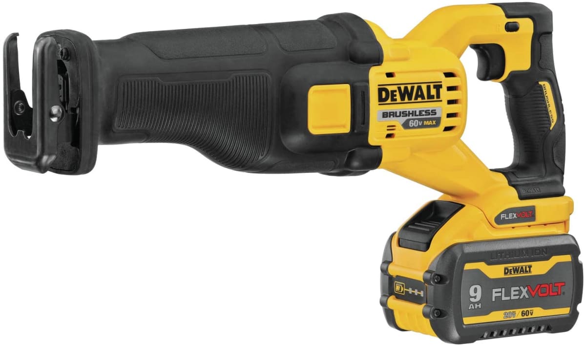 KIT SIERRA SABLE + BATERIA 9 AH 60V DEWALT DCS389X13