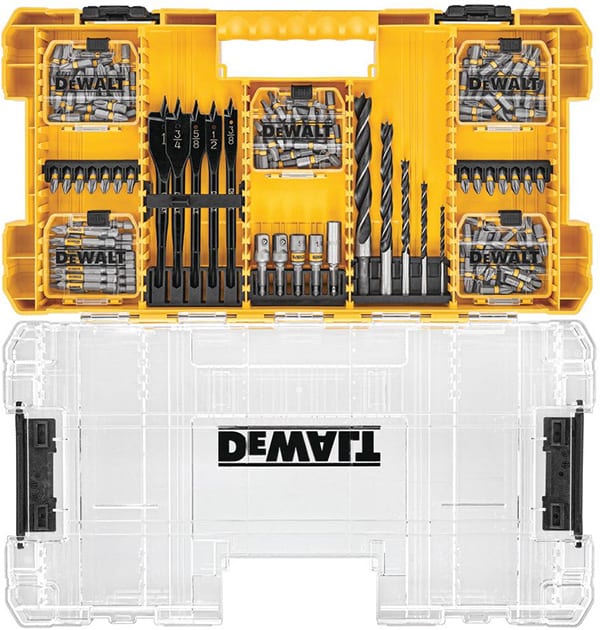 SET DE 160 PUNTAS Y BROCAS DEWALT DWAMF1602