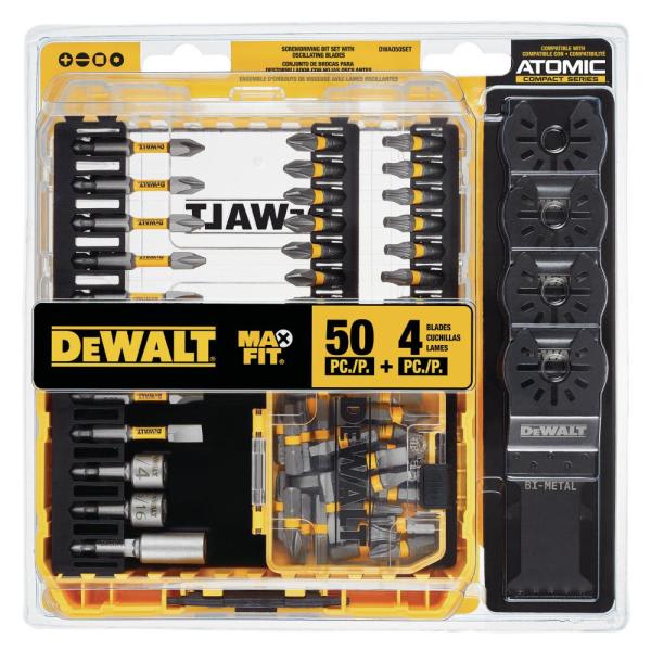 SET DE PUNTAS Y HOJAS DEWALT DWAO50SET3