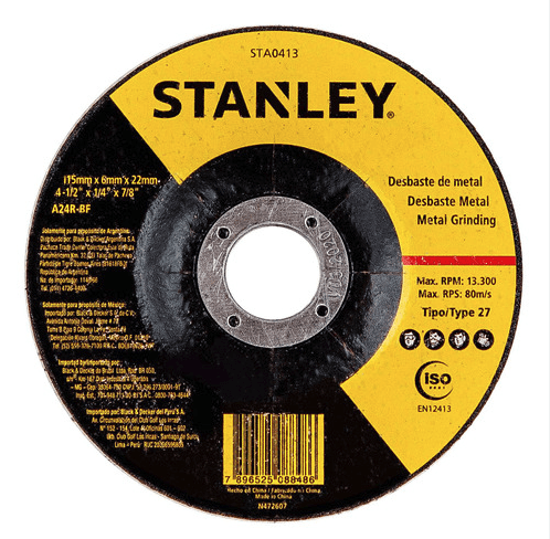 DISCO DE CORTE METAL 230X2.5MM STANLEY STA8069 0