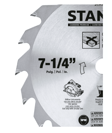 DISCO SIERRA CIRCULAR 7-1/4