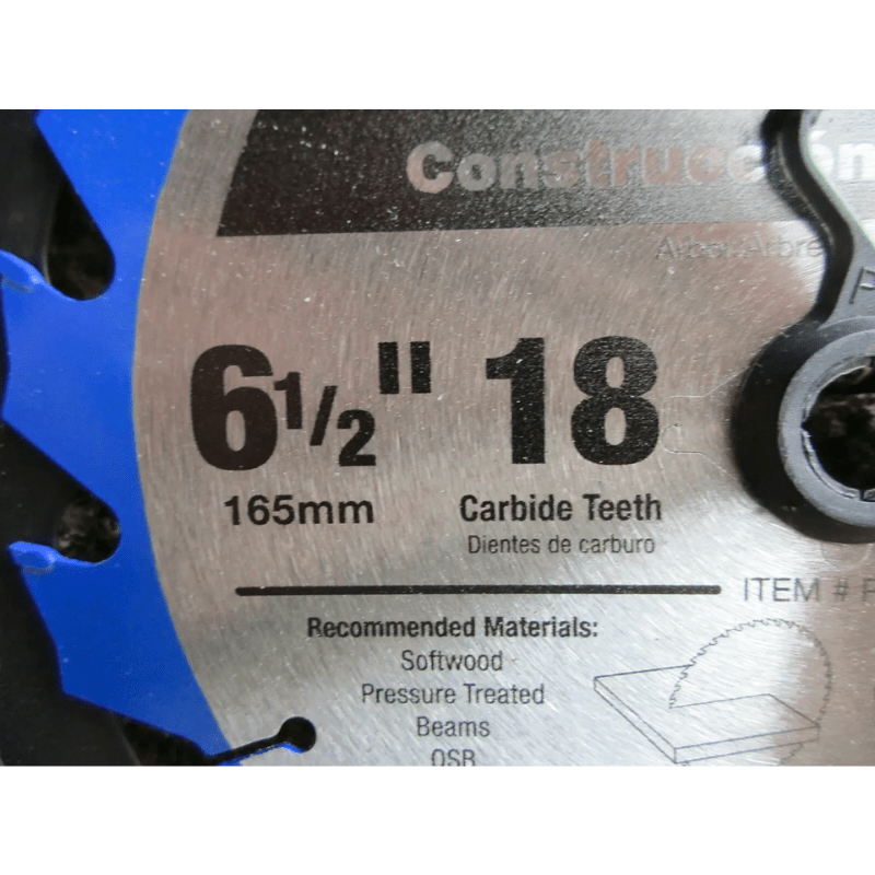 DISCO SIERRA MADERA 6 1/2