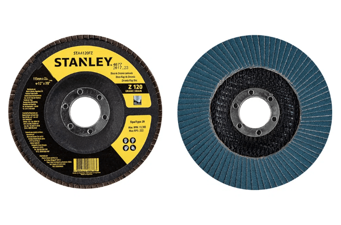 DISCO TRASLAPADO 115MM Z120 STANLEY STA4120FZ2