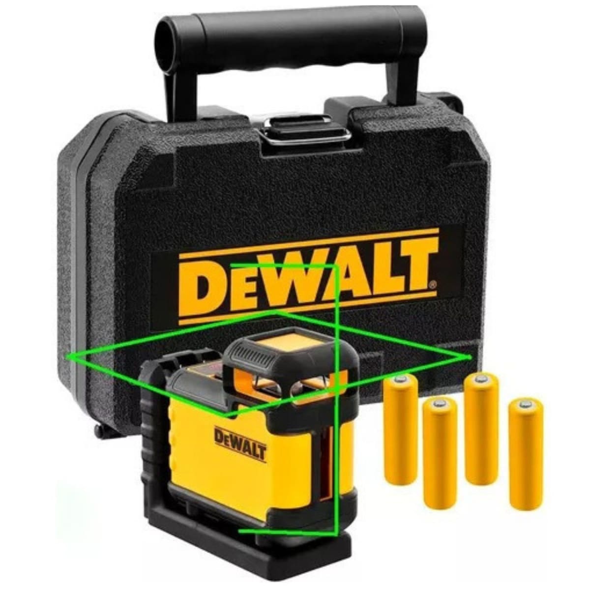 NIVEL LASER GREEN BEAM CROSS LINE 360° DEWALT DW03601CG 0