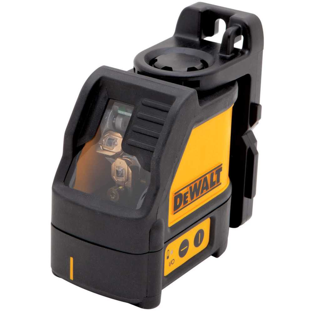 NIVEL LÁSER AUTONIVELANTE LÍNEA CRUZADA ROJAS 50' (15M) DEWALT DW088K3