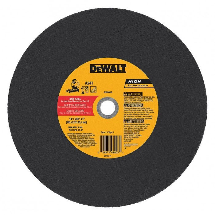 KIT TRONZADORA DEWALT D28730-B2 + 2 DISCOS 14