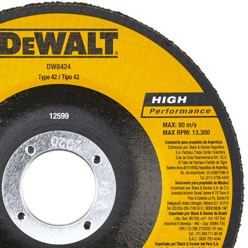 DISCO CORTE INOX/METAL 4-1/2