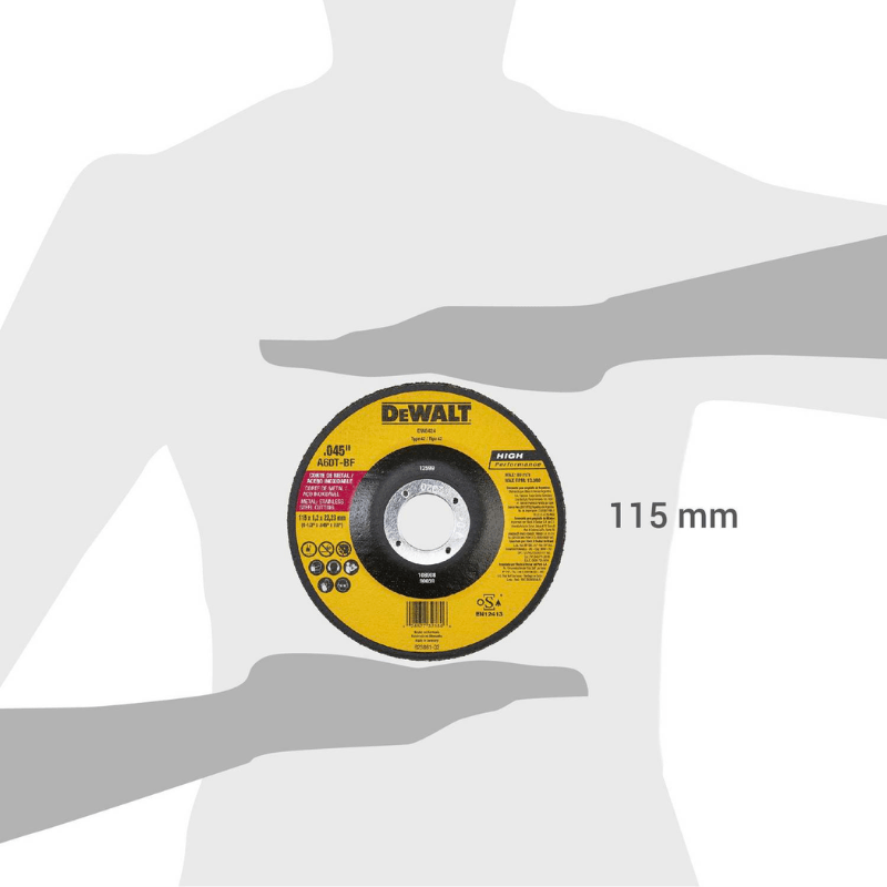 DISCO CORTE INOX/METAL 4-1/2