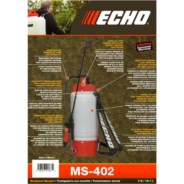 FUMIGADOR DE ESPALDA ECHO MS-4035