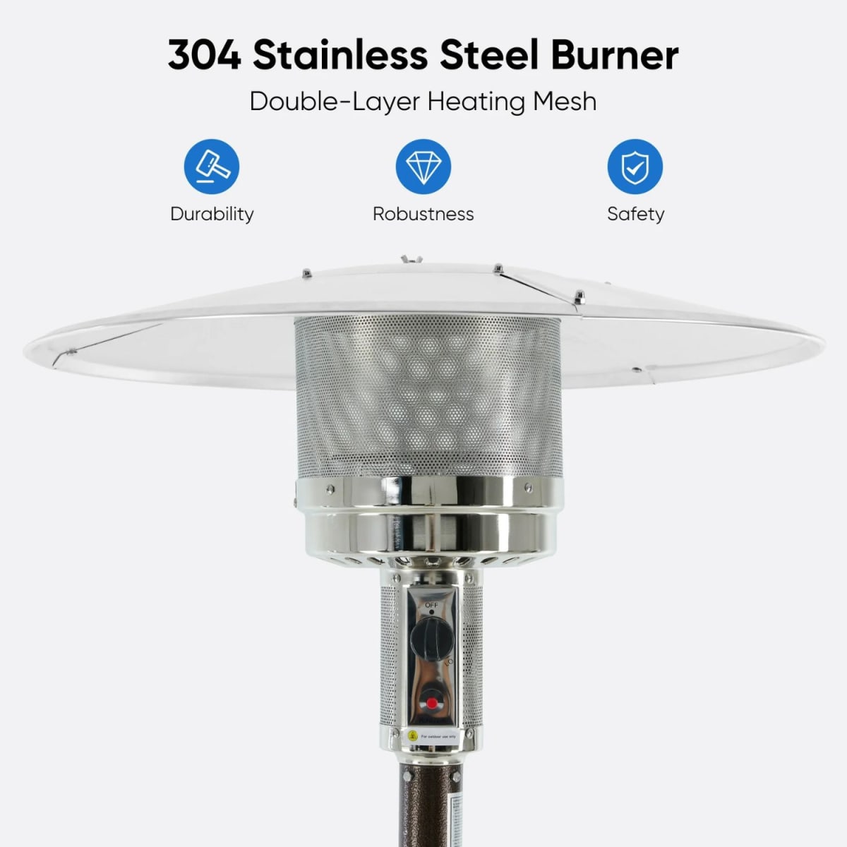 CALEFACTOR TERRAZA 48.000 BTU EDX CAFE2