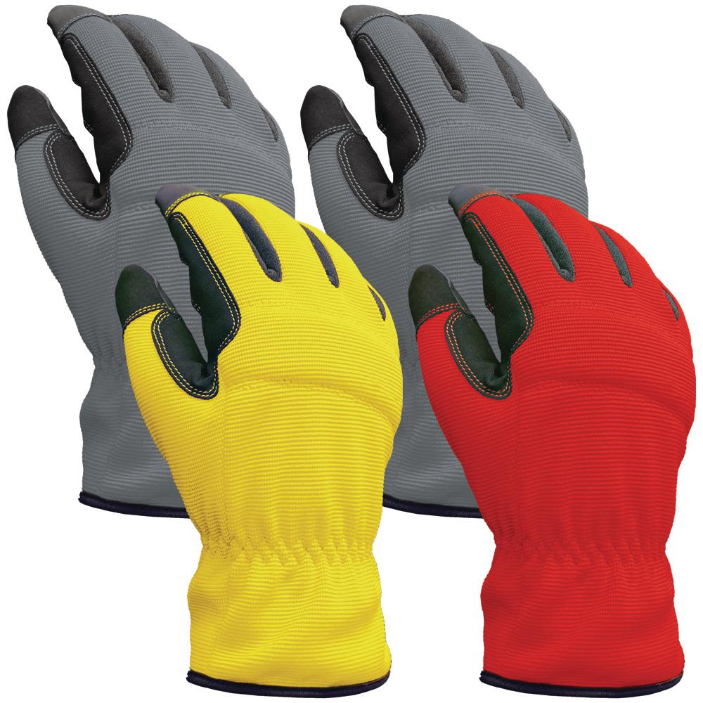 PACK GUANTES FIRM GRIP 4 PARES L 0