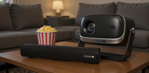 KIT PROYECTOR FULL HD FUGOO CON PARLANTE Y ACCESORIOS2