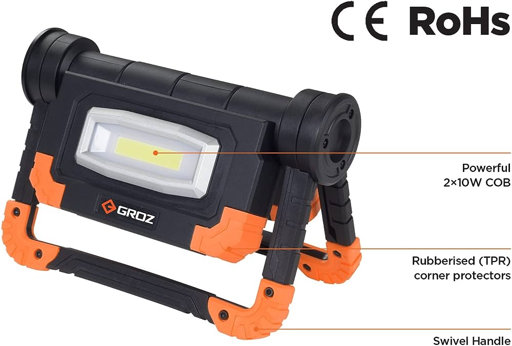 LUZ DE TRABAJO PLEGABLE LED 20W GROZ 809303