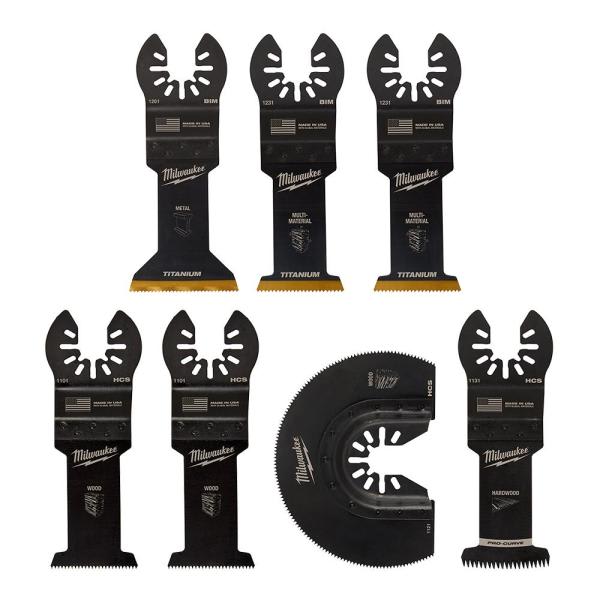 SET 7 HOJAS MULTIHERRAMIENTA MILWAUKEE 49-10-9107 0