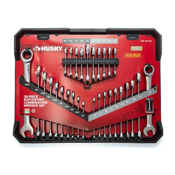 SET 30 LLAVES RATCHET HUSKY 1003239526 4
