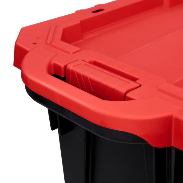 CAJA PLASTICA HUSKY 170 LTS TAPA ROJA6