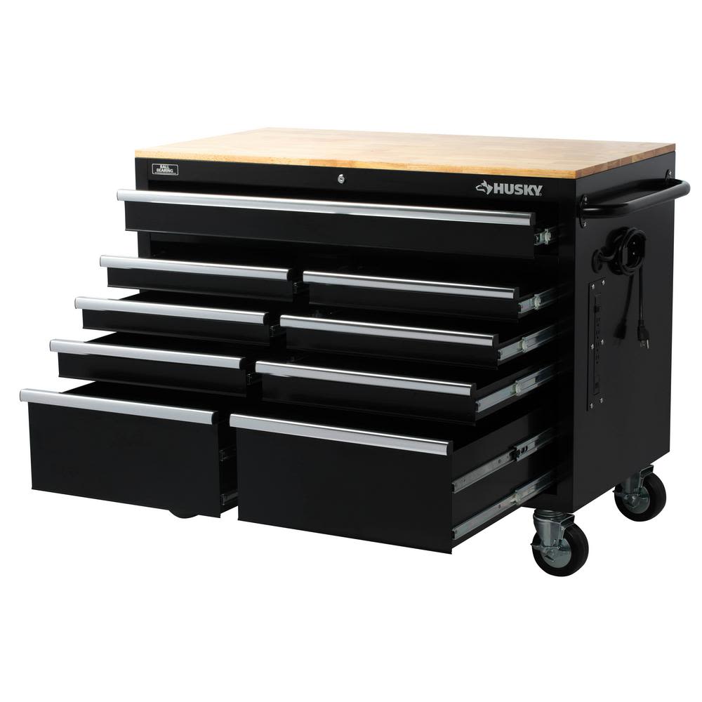 MESON DE TRABAJO HUSKY 9 CAJONES 115 X 61 CM NEGRO3