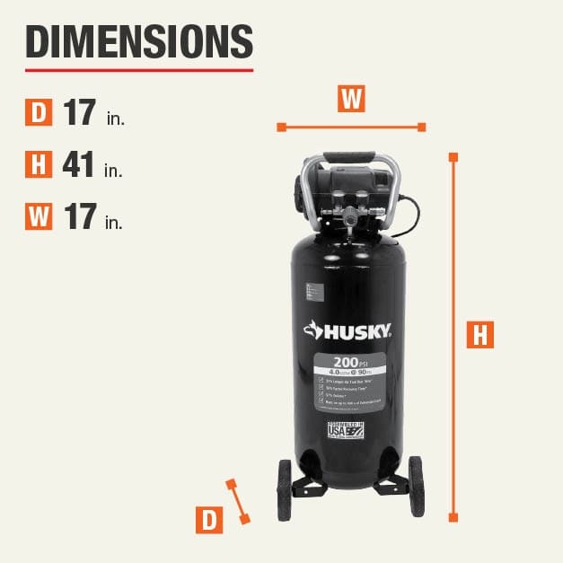 COMPRESOR 20 GAL HUSKY 1005020041 TODOTALLER Insumos Industriales