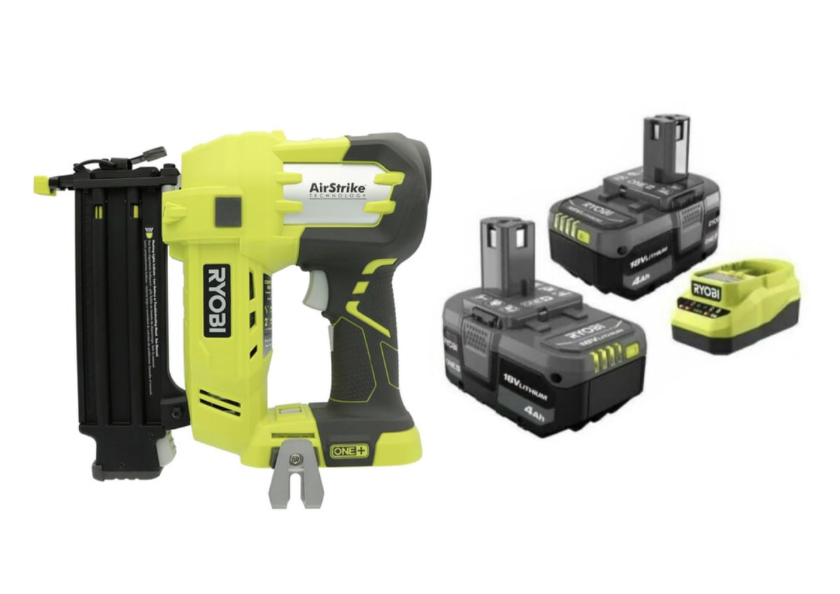 CLAVADORA P320 + 2 BATERIAS 4 AH RYOBI 0