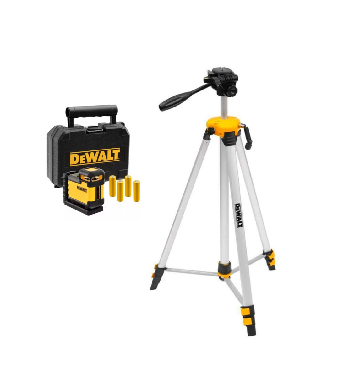 KIT TT NIVEL LASER 360 DW03601CG + TRIPODE DW0881T DEWALT 0