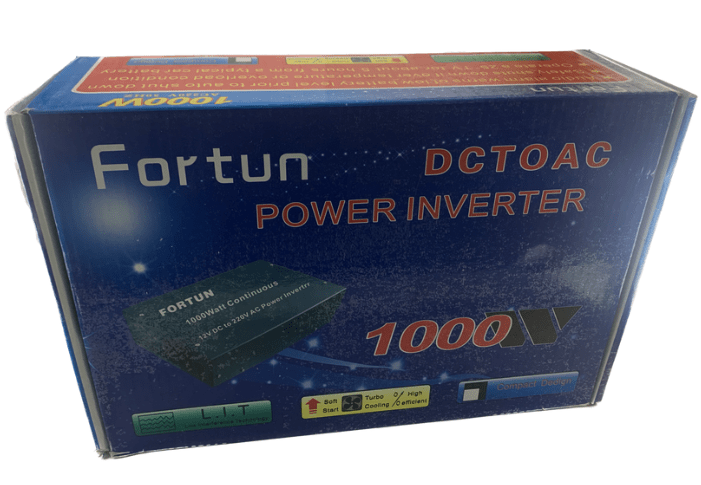 INVERSOR DE CORRIENTE DE 12V A 220V 1000W FORTUM DCTOAC 0