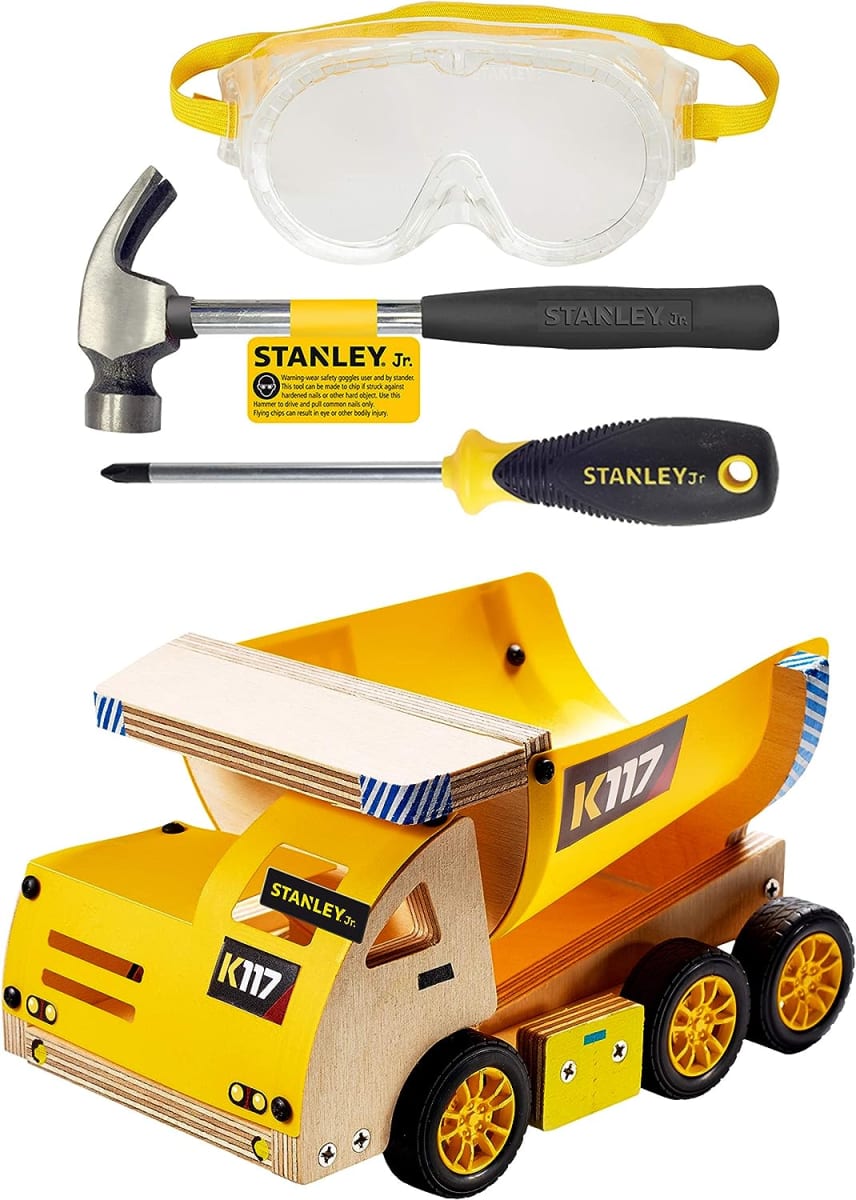 JUEGO DE CAMION CON VOLQUETA Y HERRAMIENTAS  STANLEY ST0K006-03-SY2