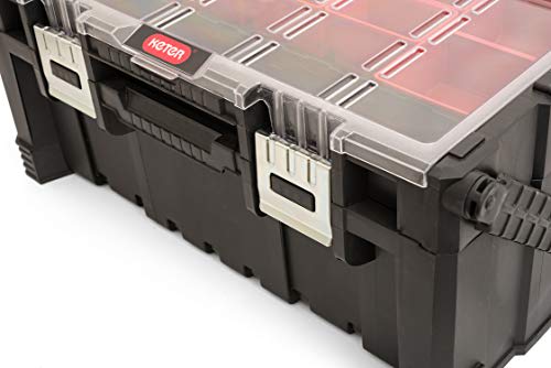 CAJA ALMACENAJE 2 NIVELES KETER 22