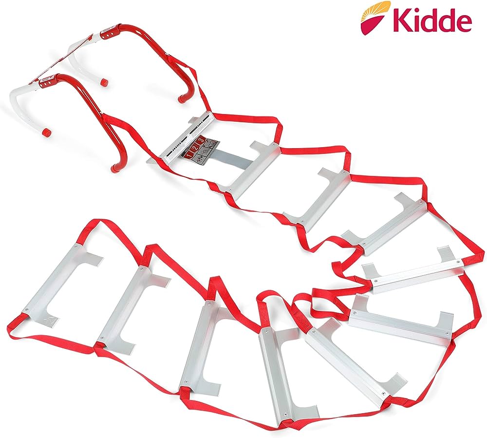 ESCALERA INCENDIOS KIDDE FIRE ESCAPE PELDAÑOS ANTIDESLIZANTES KL-2S10