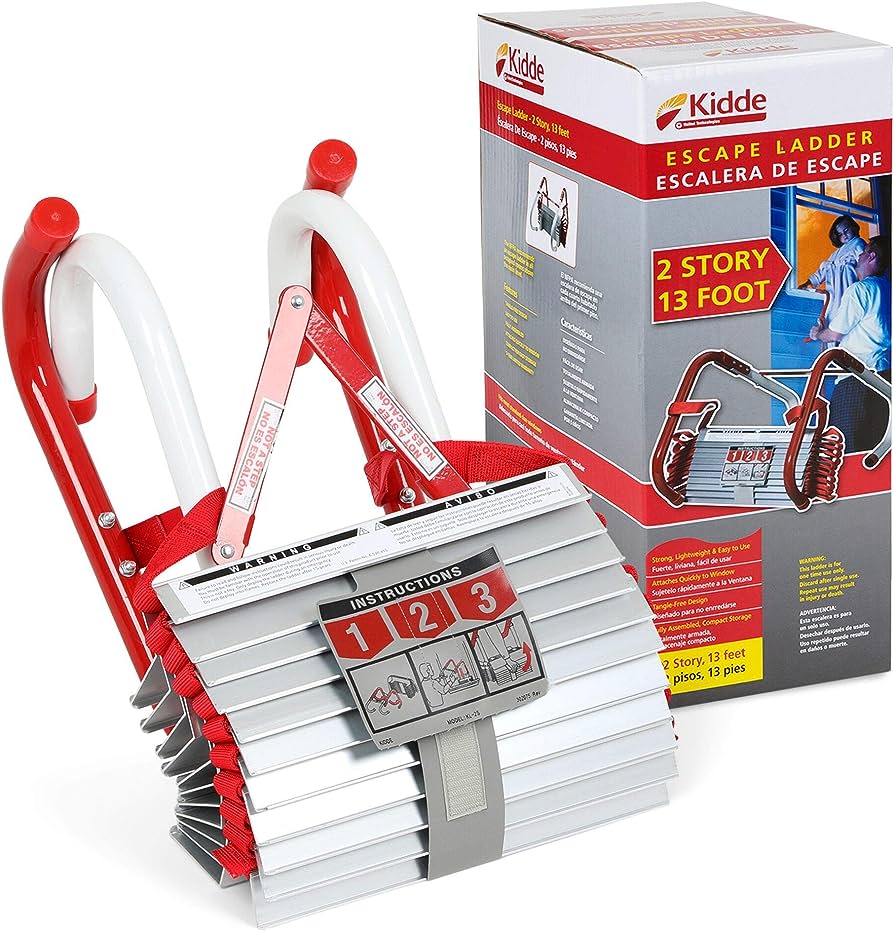 ESCALERA INCENDIOS KIDDE FIRE ESCAPE PELDAÑOS ANTIDESLIZANTES KL-2S 0