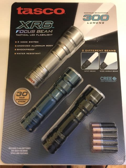 SET 3 LINTERNAS TASCO XR6 345682
